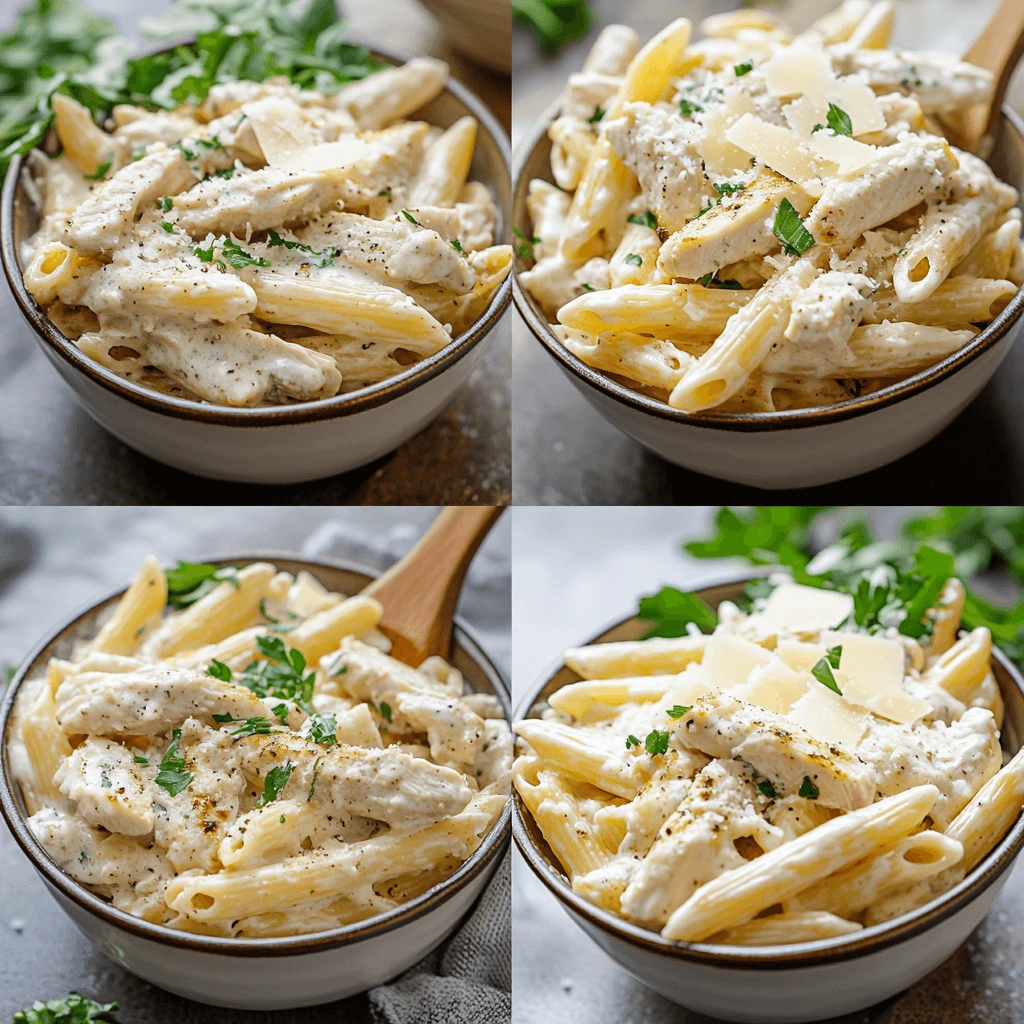 Spicy Cajun chicken pasta with vibrant vegetables and a rich creamy sauce on fettuccine